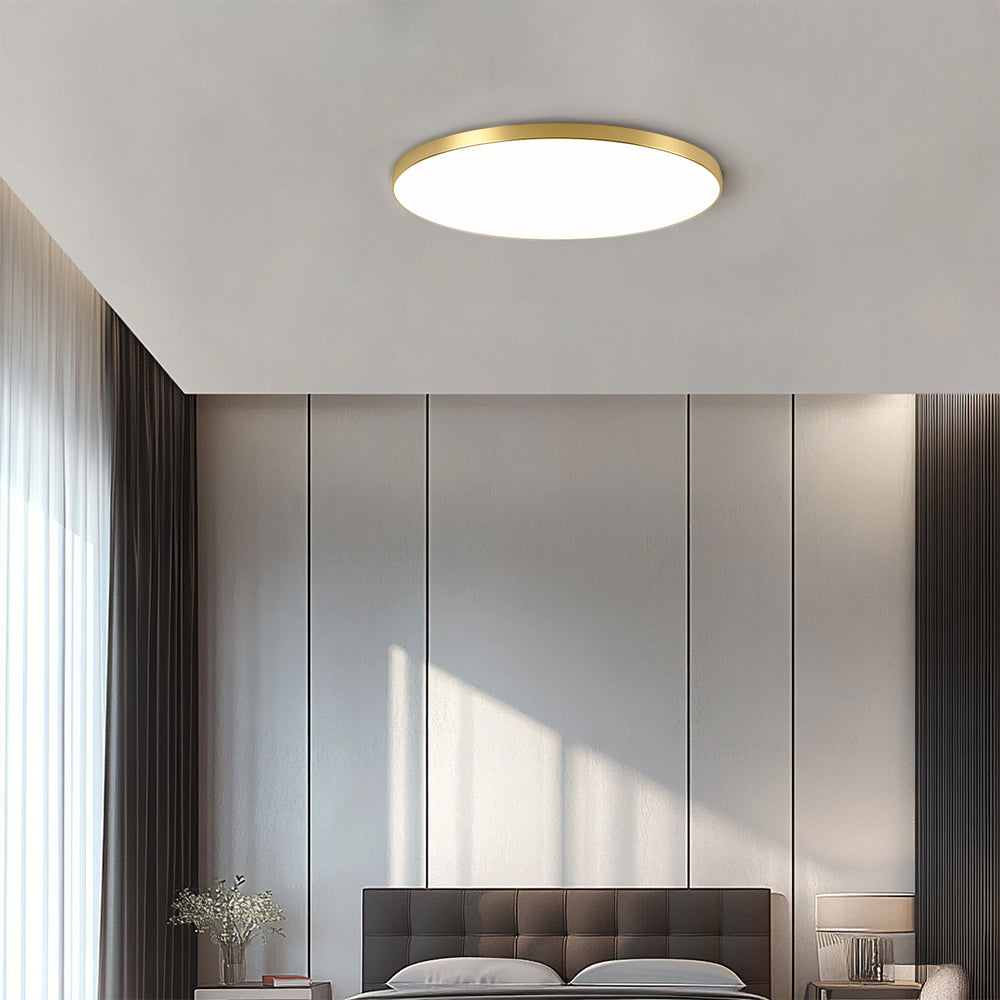 Bedroom Minimalist Ceiling Light | Round LED Flush