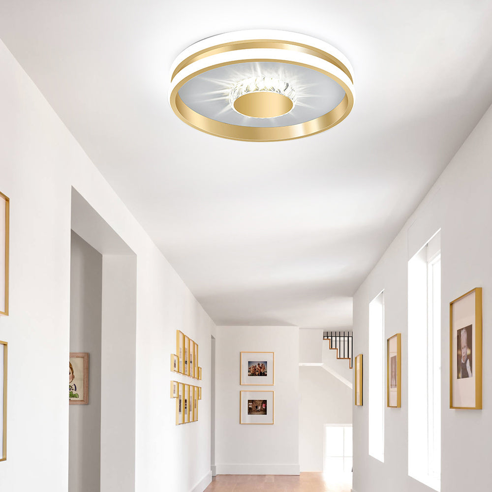 Ceiling Light | Geometric Square Round LED Fixture