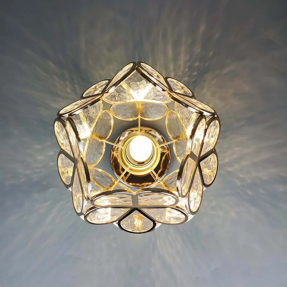 Ceiling Light | Flower Style Flush Mount Fixture