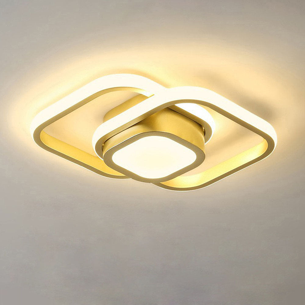 Modern Minimalist Halo Ceiling Light | Soft LED Flush Mount for Elegant Interiors