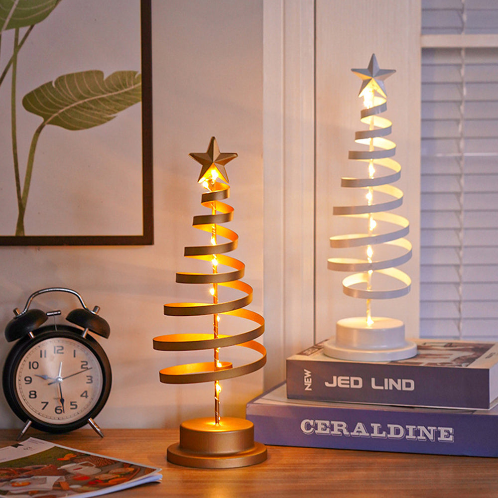 Christmas Table Decoration | Spiral Tree Light
