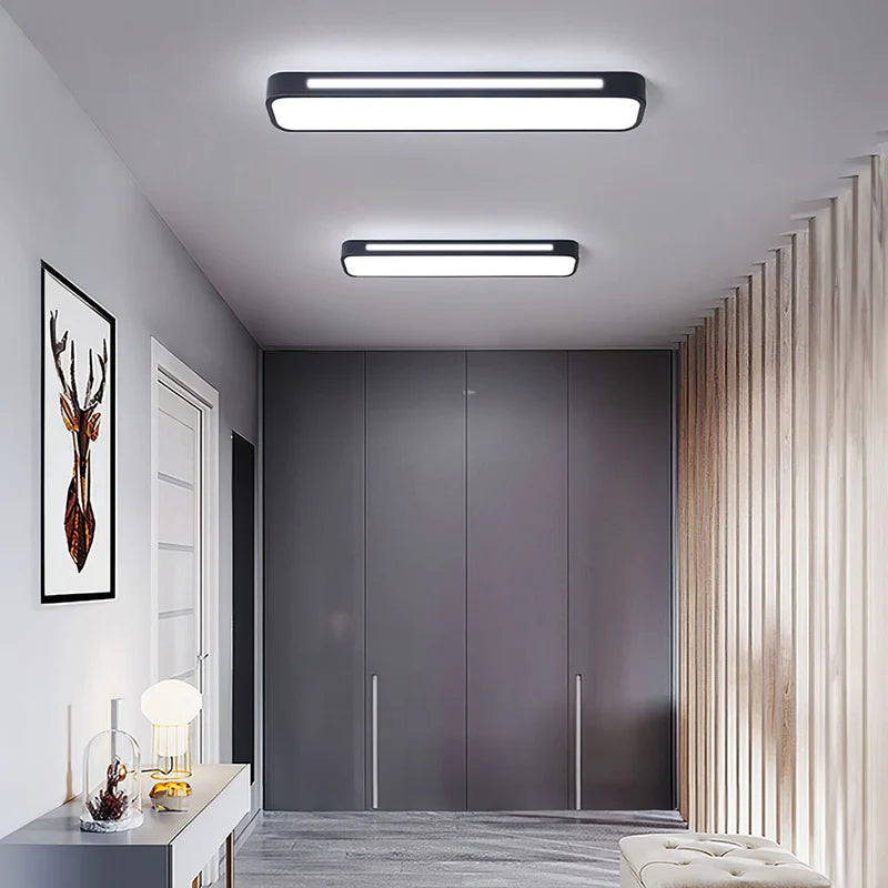 Ceiling Lights | Minimalist Nordic Long LED Fixture