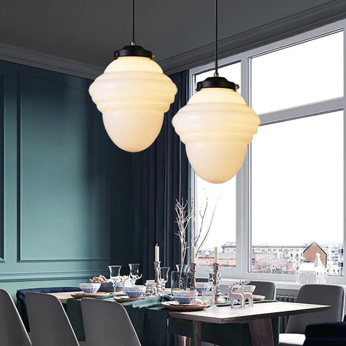 Pendant Light | Frosted Dome Ceiling Lamp