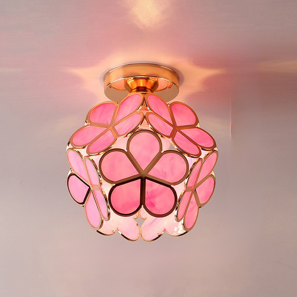 Ceiling Light | Flower Style Flush Mount Fixture