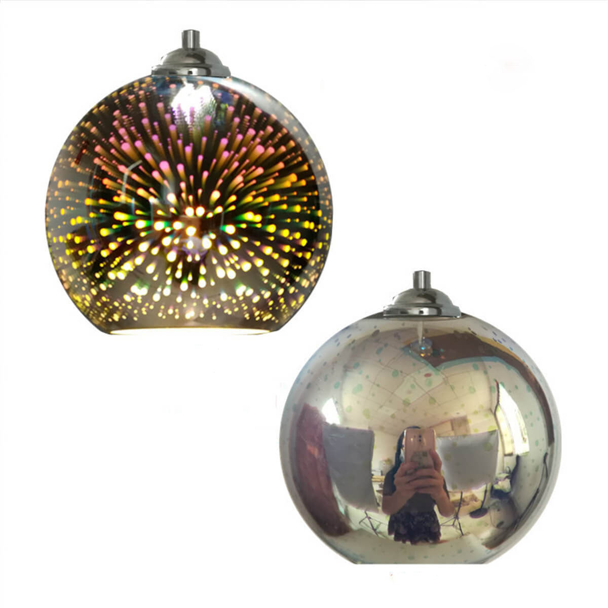 Pendant Light | Fireworks Globe Ceiling Fixture