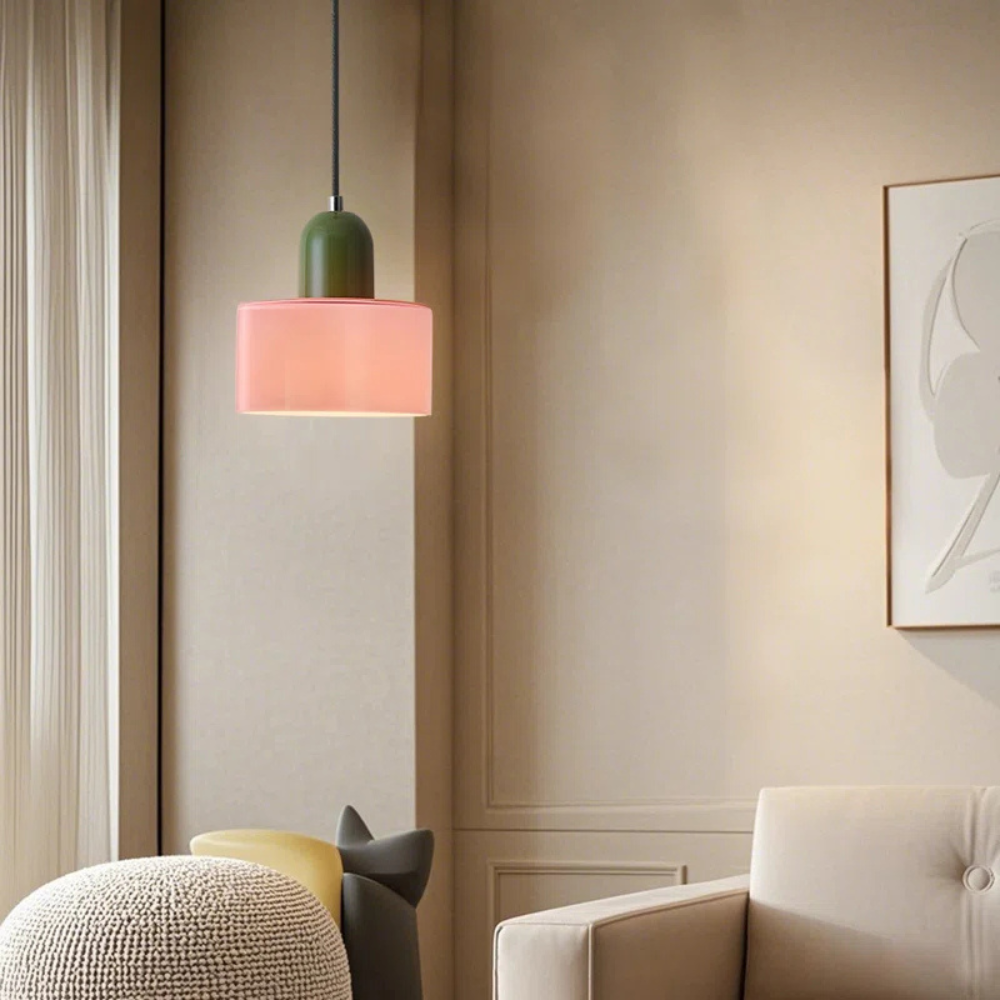 Modern Long Pendant Lamp | Small Chandelier for Bar or Restaurant