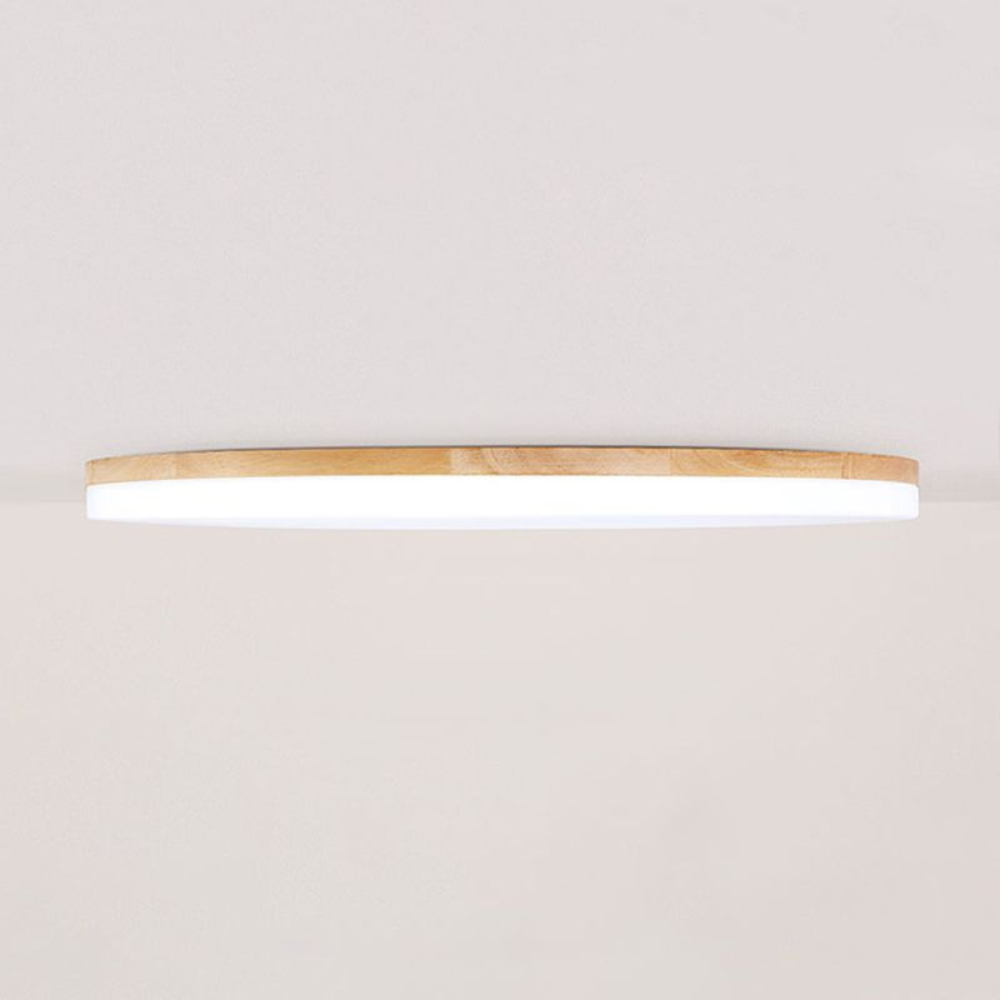 Minimalist Round Flush Mount Ceiling Light | Modern Bedroom Lighting Fixture
