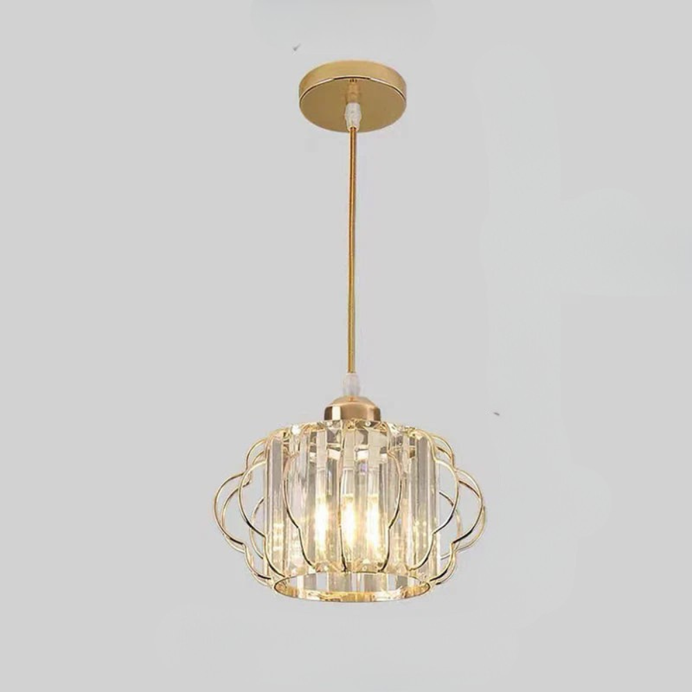 Ceiling Light | Modern Geometric Cage Fixture