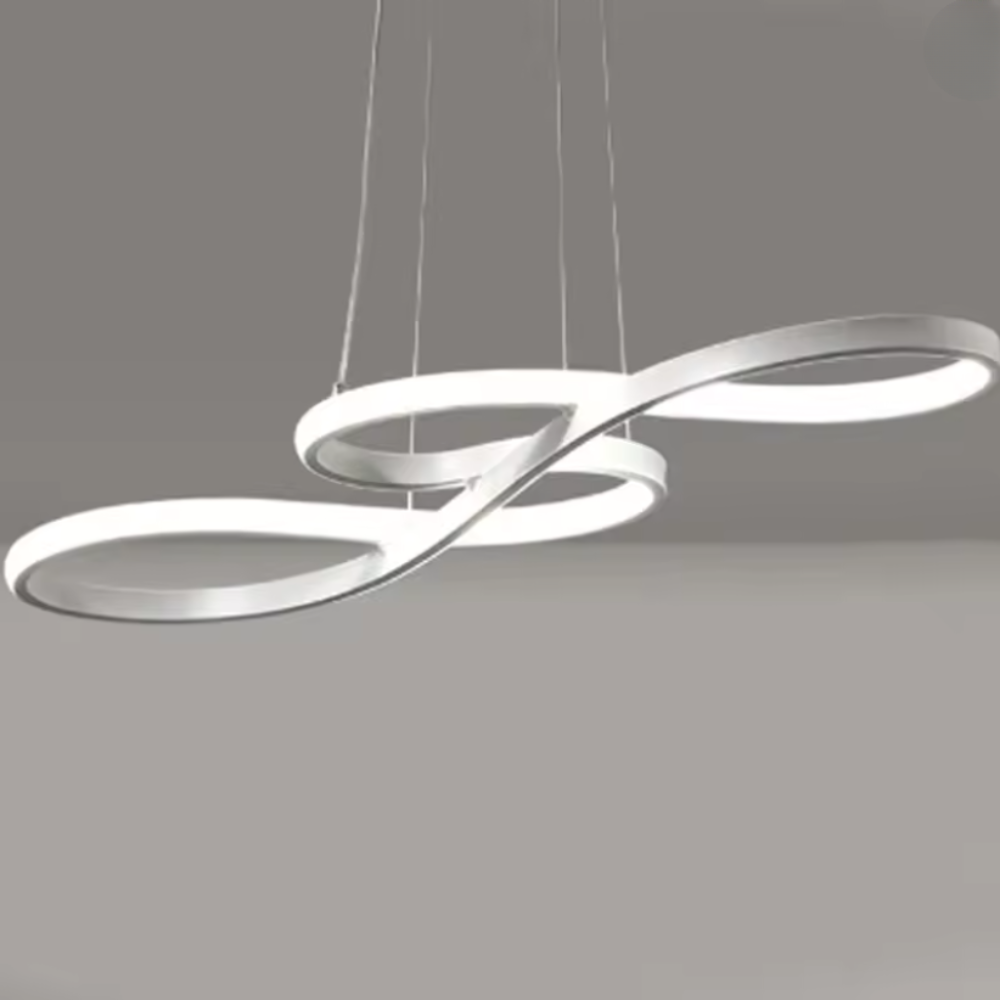 Modern Pendant Light | Dimmable LED Hanging Fixture for Kitchen Island and Dining Area