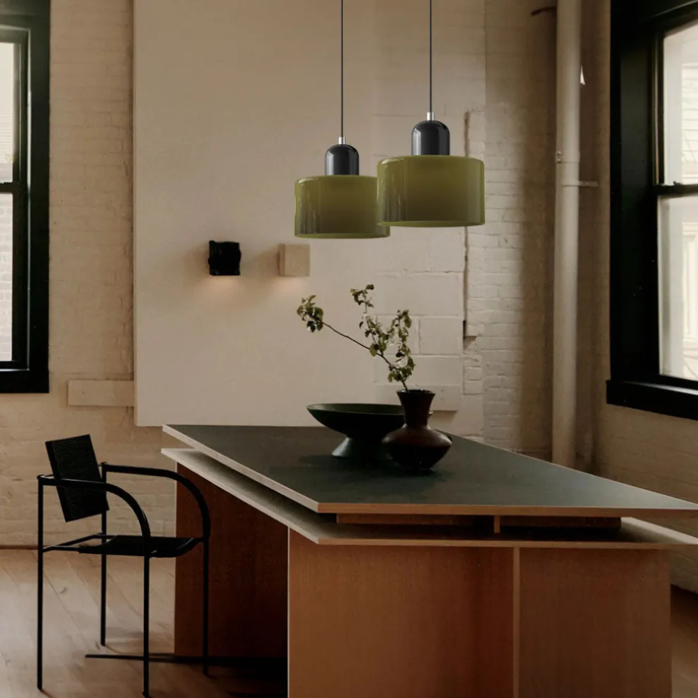 Modern Long Pendant Lamp | Small Chandelier for Bar or Restaurant
