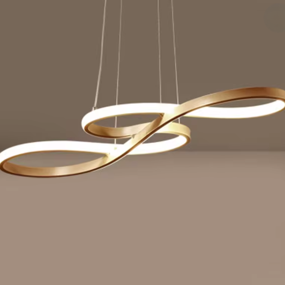 Modern Pendant Light | Dimmable LED Hanging Fixture for Kitchen Island and Dining Area