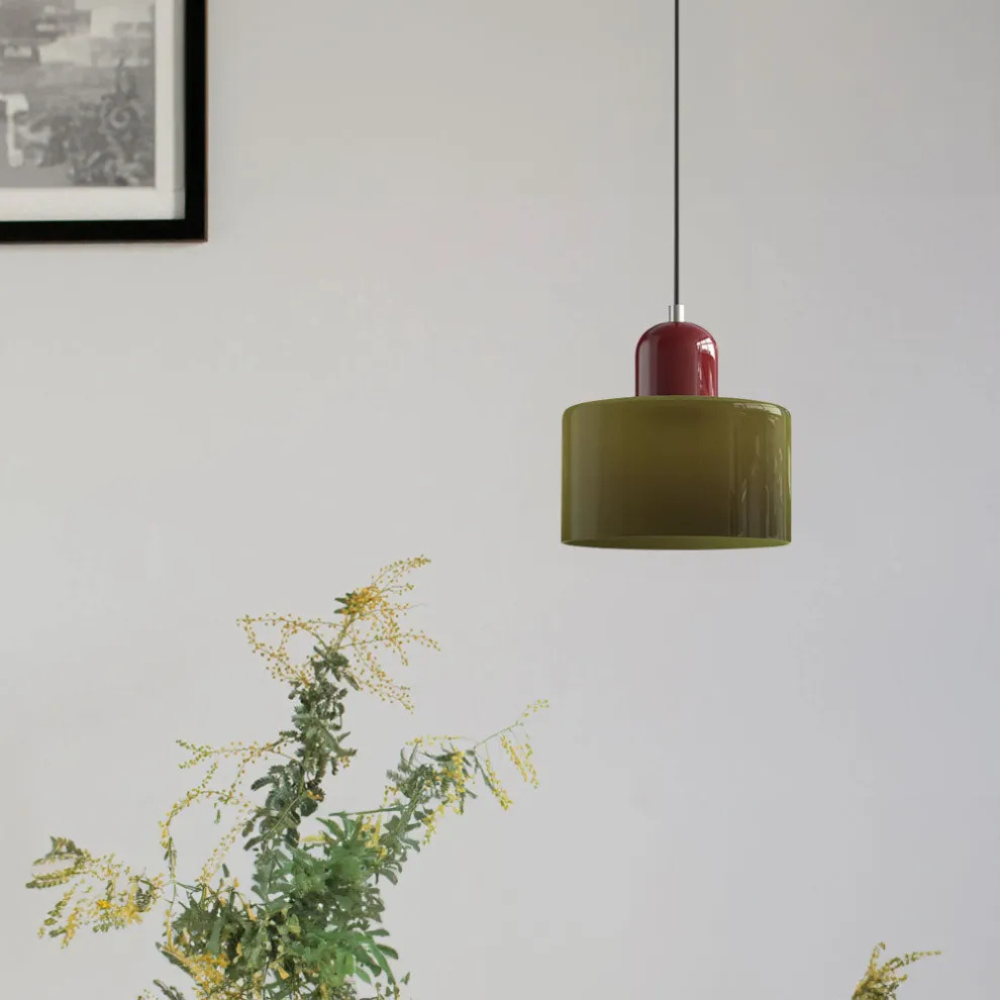 Modern Long Pendant Lamp | Small Chandelier for Bar or Restaurant