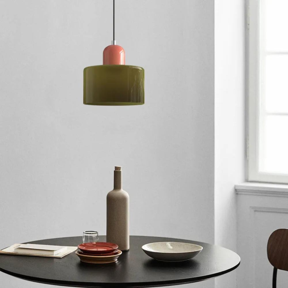 Modern Long Pendant Lamp | Small Chandelier for Bar or Restaurant