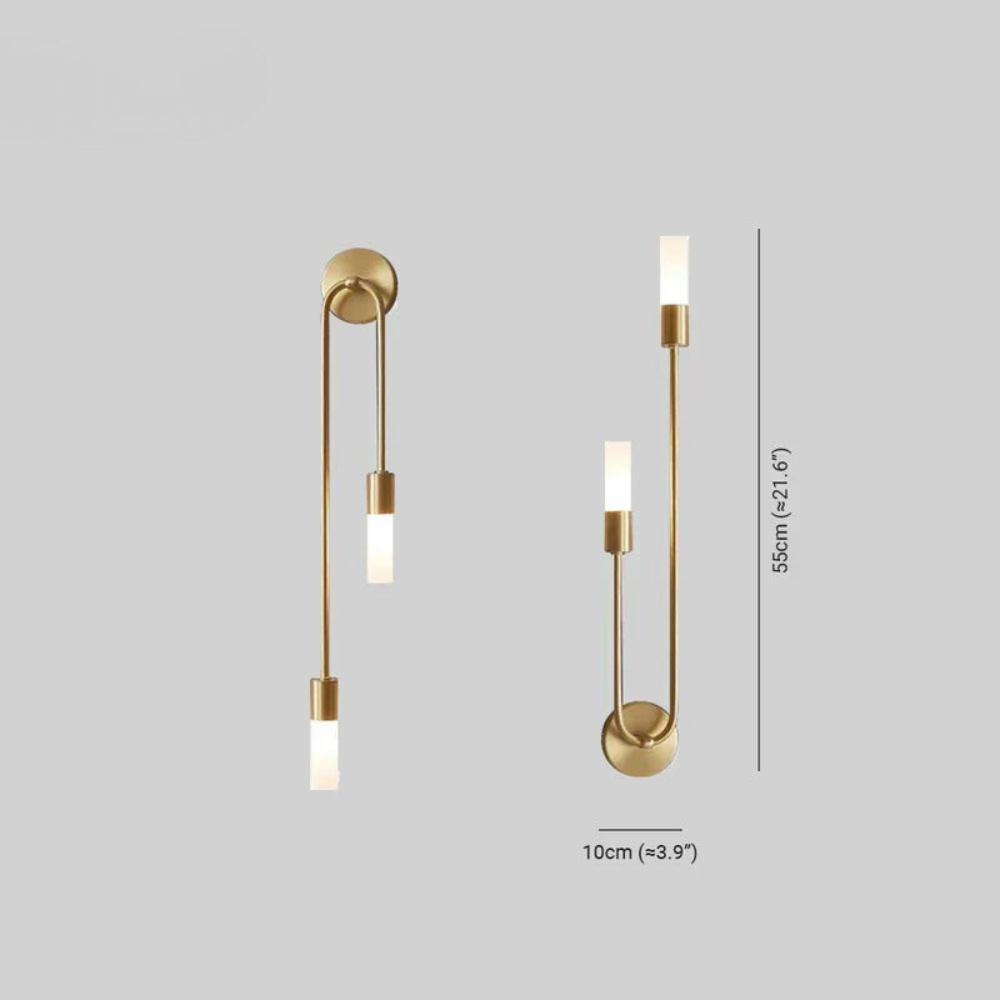 Modern Dual Glow LED Wall Light | Sleek Bedside Lighting for Bedrooms and Hallways