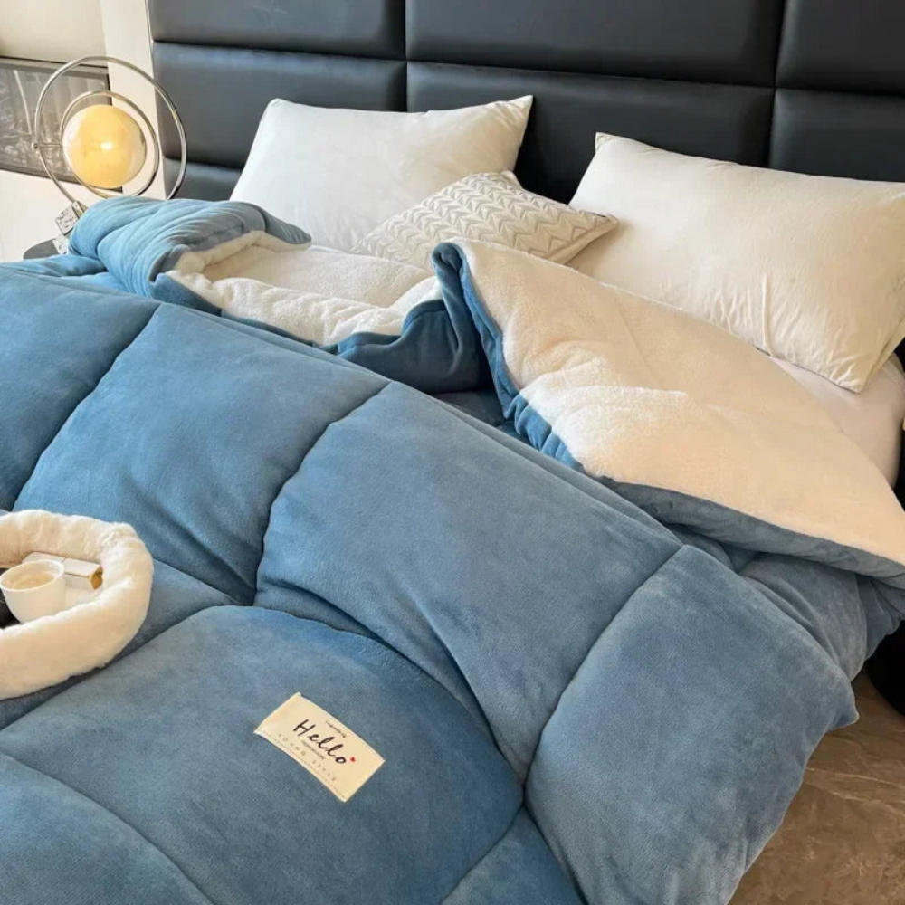 Thick Weighted Blanket for Bed | Cloud-Soft Layered Warmth for Cold Weather Comfort