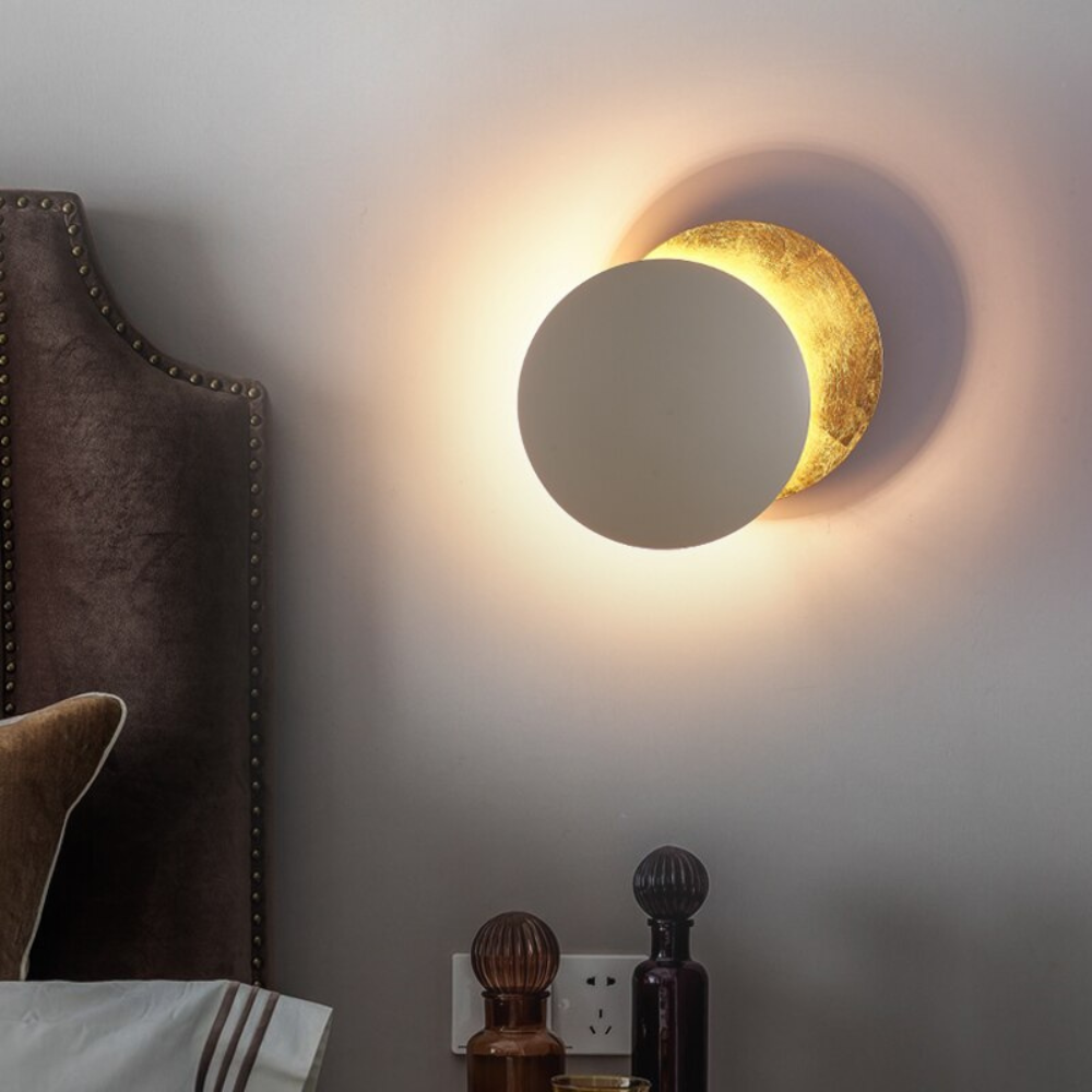 Living Room Modern Wall Lamp | Solar Eclipse Design Wall Lights