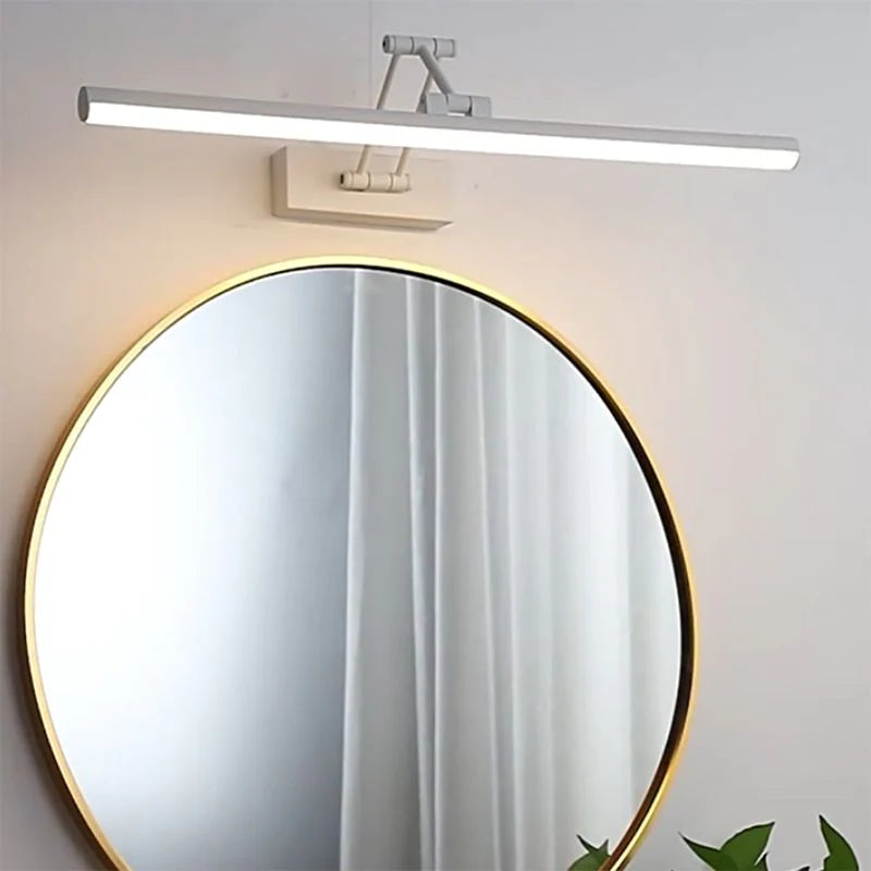 Modern Linear LED Vanity Wall Lamp | Sleek Mirror Front Light for Bathrooms and Dressing Areas