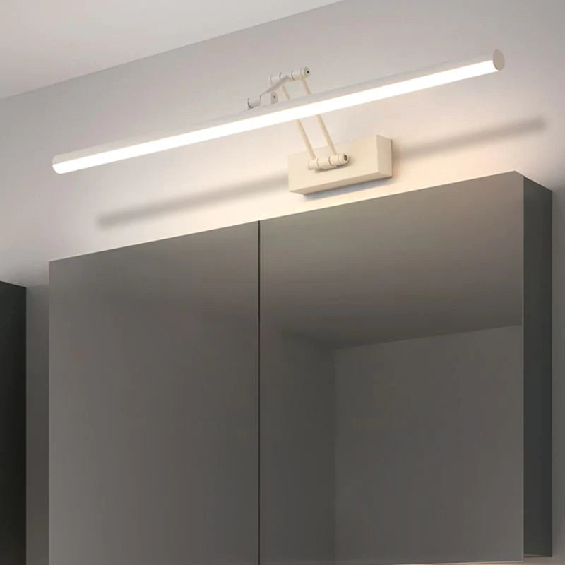 Modern Linear LED Vanity Wall Lamp | Sleek Mirror Front Light for Bathrooms and Dressing Areas