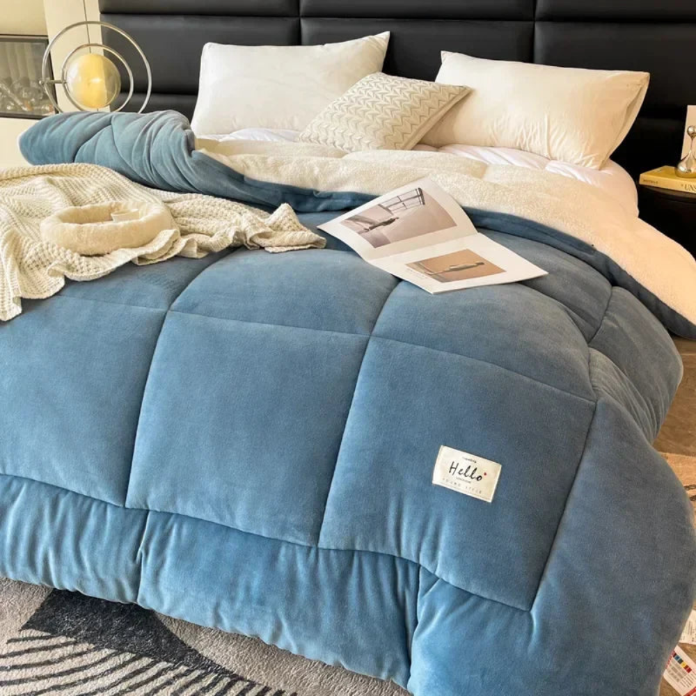 Thick Weighted Blanket for Bed | Cloud-Soft Layered Warmth for Cold Weather Comfort