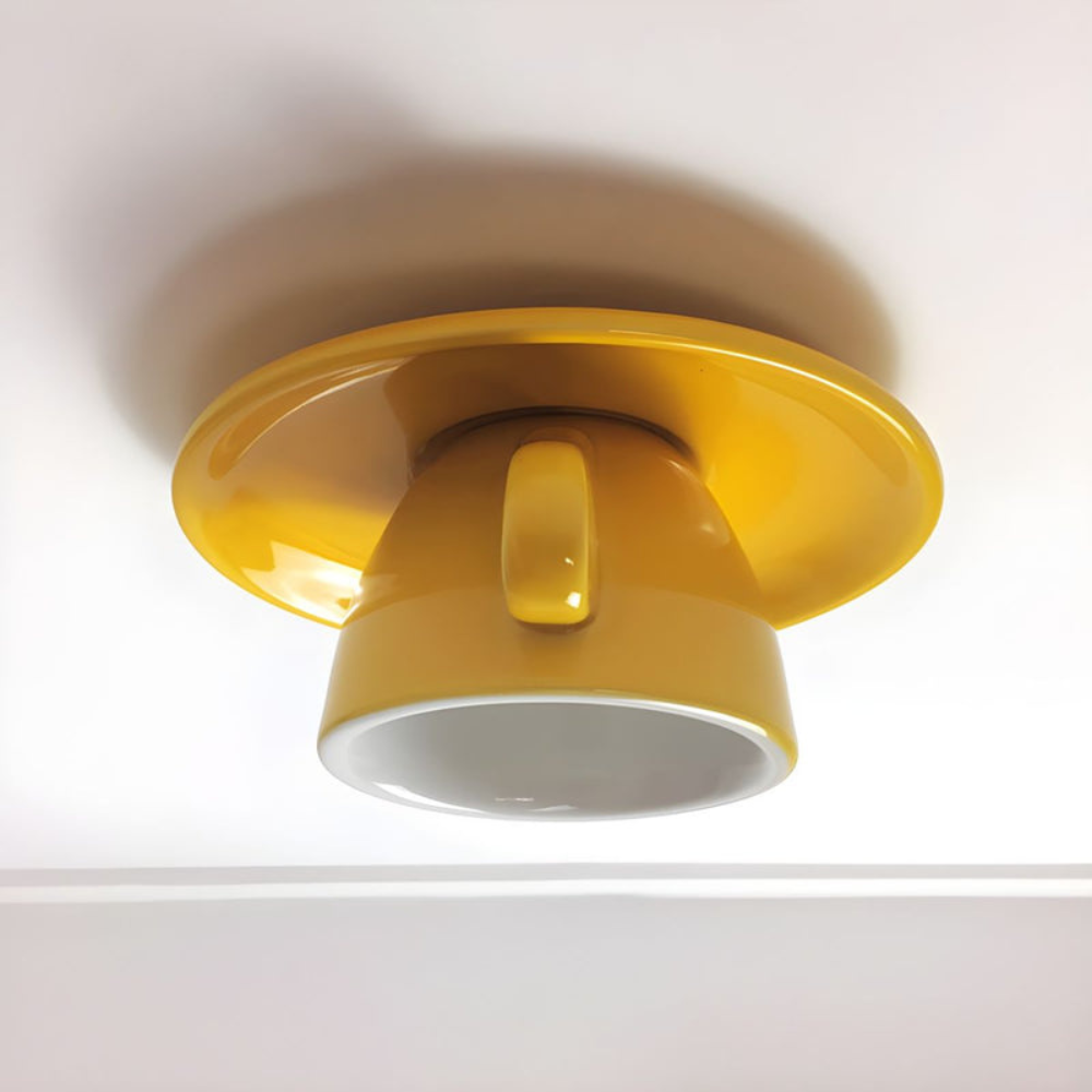 Minimalist Round LED Ceiling Light | Modern Flush Mount Fixture for Bedroom or Living Room