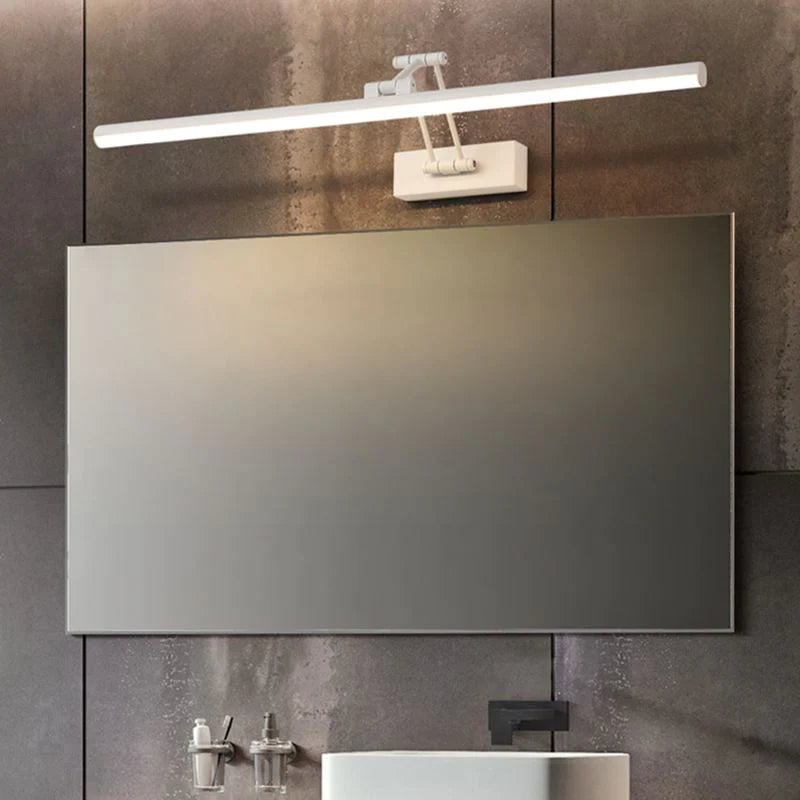 Modern Linear LED Vanity Wall Lamp | Sleek Mirror Front Light for Bathrooms and Dressing Areas