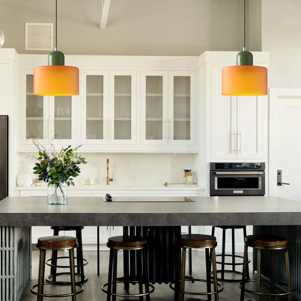 Modern Long Pendant Lamp | Small Chandelier for Bar or Restaurant