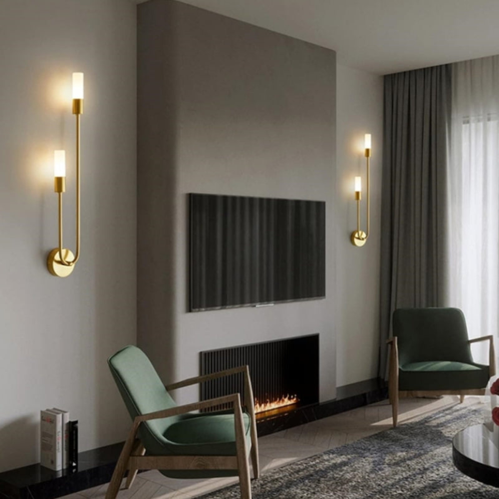 Modern Dual Glow LED Wall Light | Sleek Bedside Lighting for Bedrooms and Hallways
