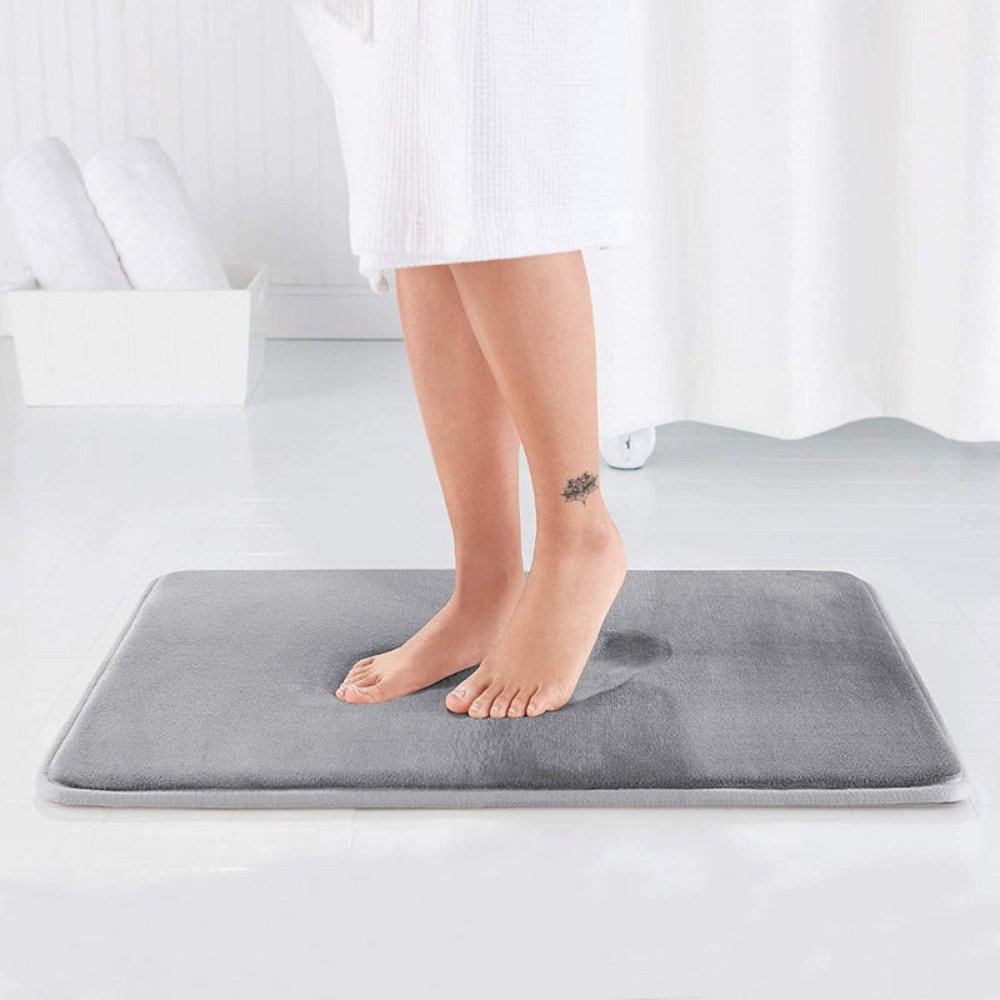 Bathroom Plush Non Slip Bath Mat | Memory Foam Comfort