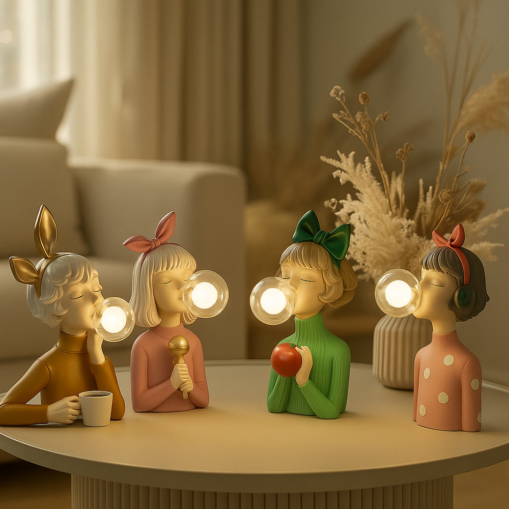 Living Room Elegant Table Lamp | Unique Design Bedside Lamps