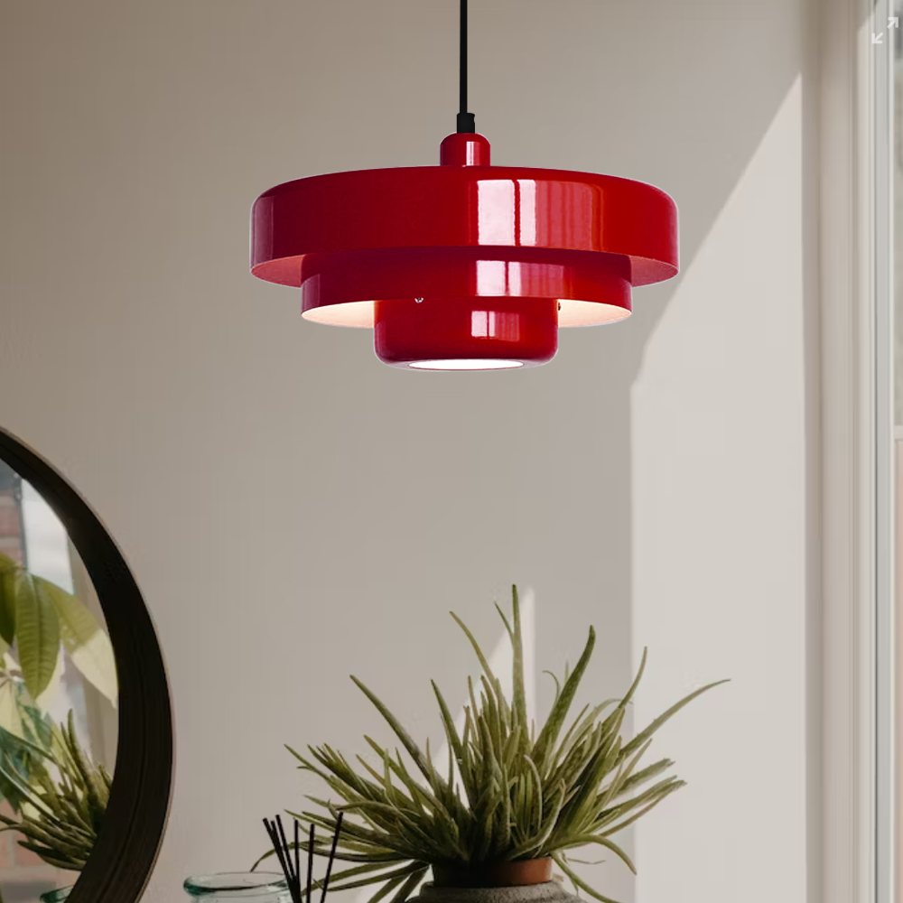 Dining Room Modern Pendant Light | Mid-Century Round