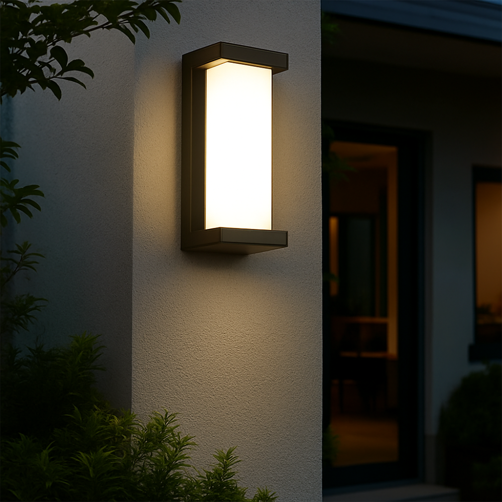 Waterproof Motion Sensor LED Wall Light | Outdoor IP66 Porch & Garden Lamp