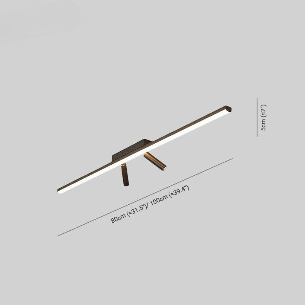 Minimalist Linear LED Ceiling Spotlight | Modern Adjustable Track Fixture