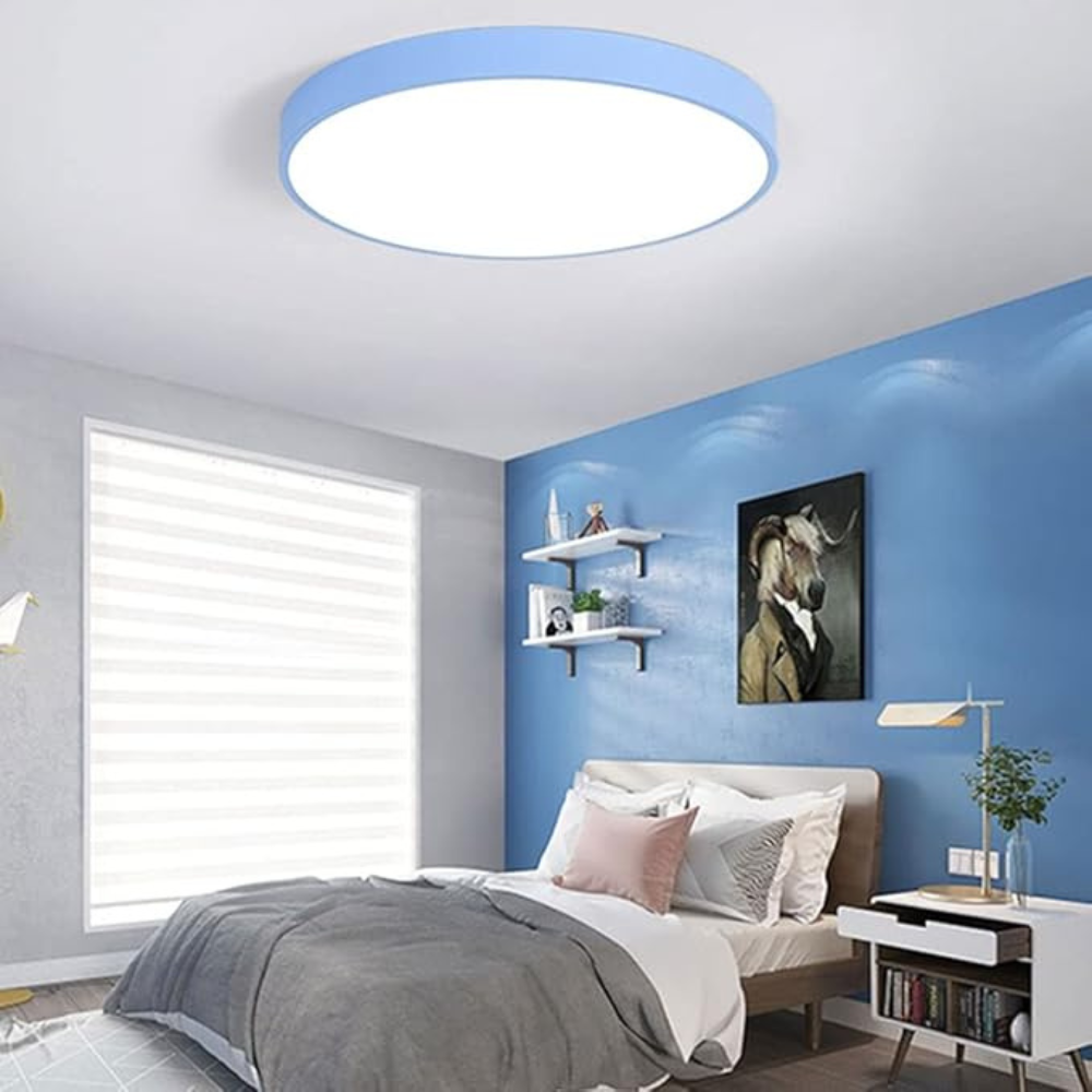 Bedroom Minimalist Flush Mount Ceiling Light | Nordic Circular Design