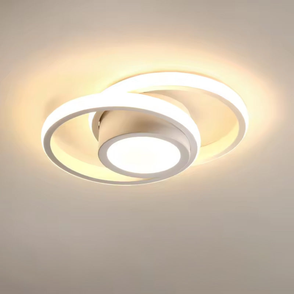 Modern Minimalist Halo Ceiling Light | Soft LED Flush Mount for Elegant Interiors