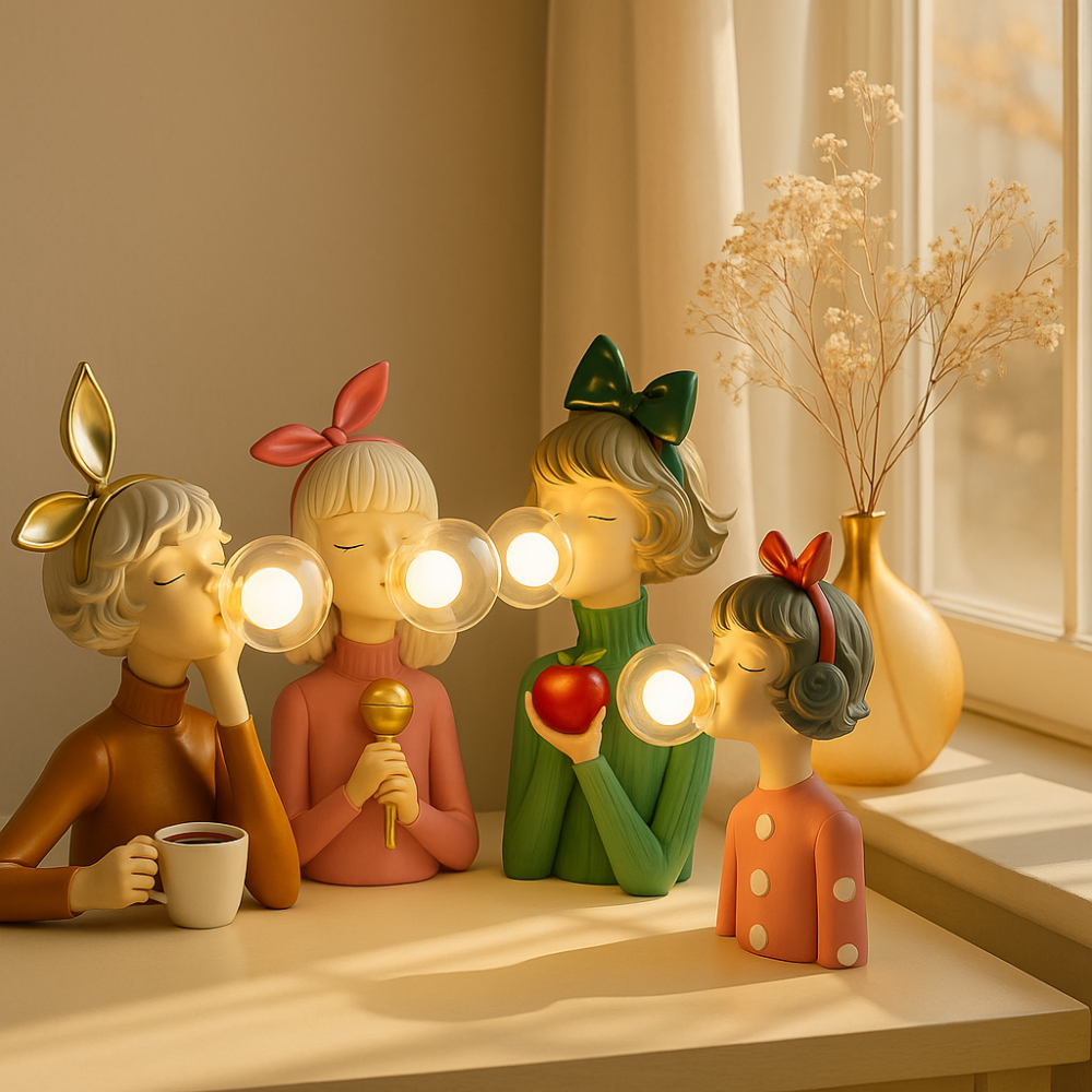 Living Room Elegant Table Lamp | Unique Design Bedside Lamps