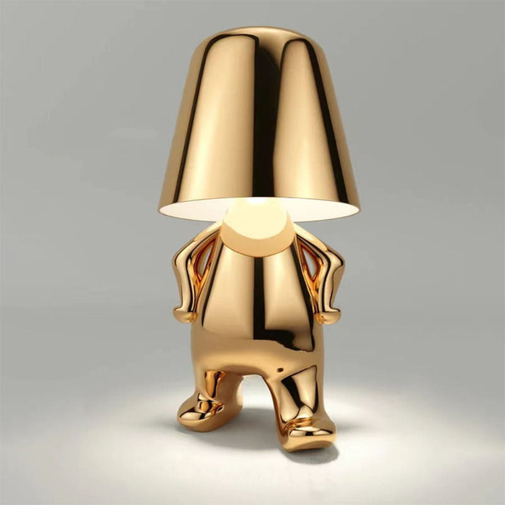 Living Room Modern Sculptural Table Lamp | Abstract Sitting Figure