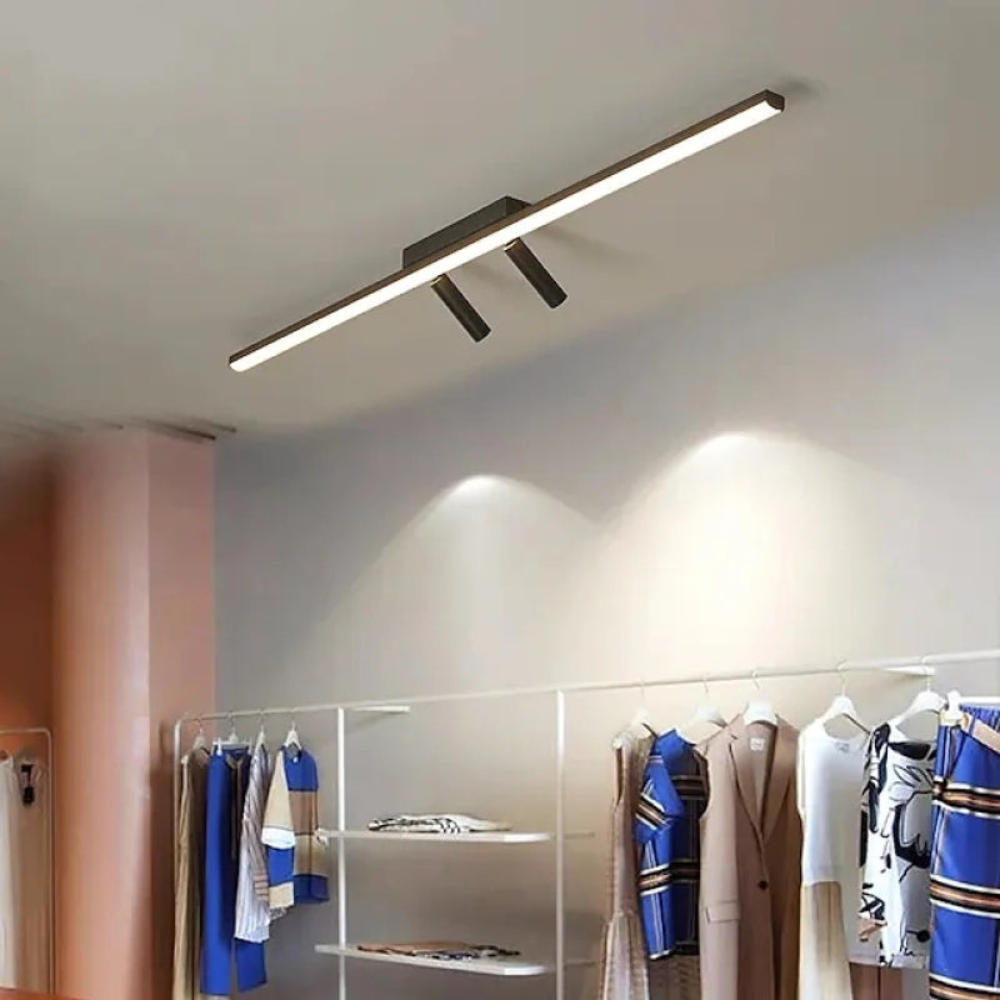 Minimalist Linear LED Ceiling Spotlight | Modern Adjustable Track Fixture