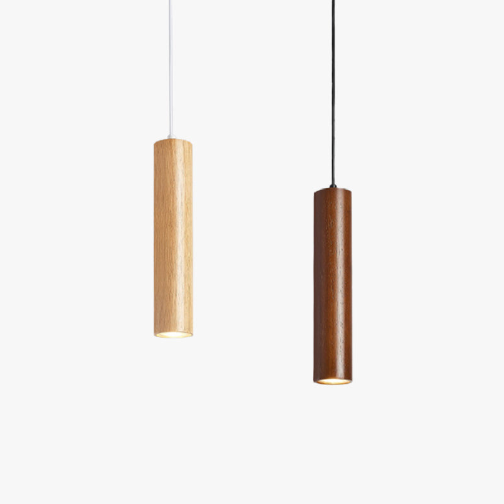 Cylindrical LED Pendant Light for Bedroom | Minimalist Modern Kitchen Island Fixture
