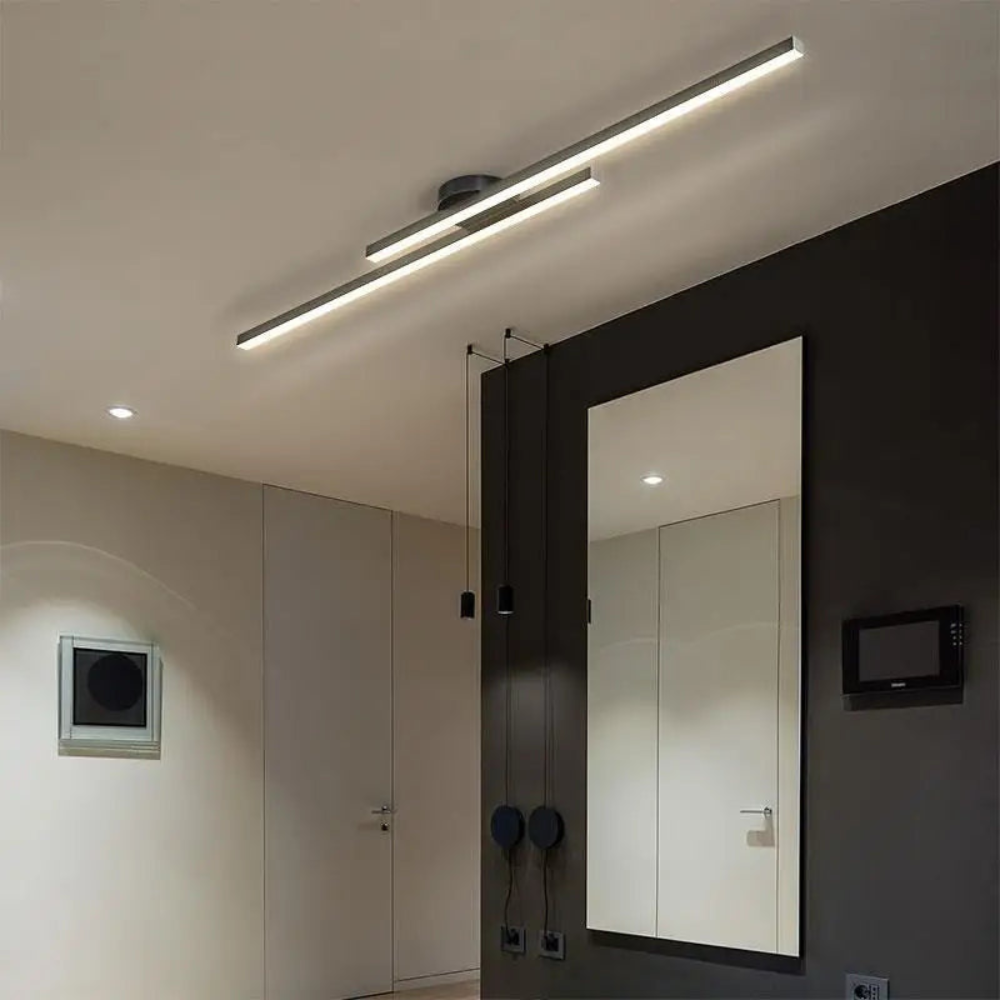 Ceiling Light | Modern Linear Fixture for Hallways and Offices