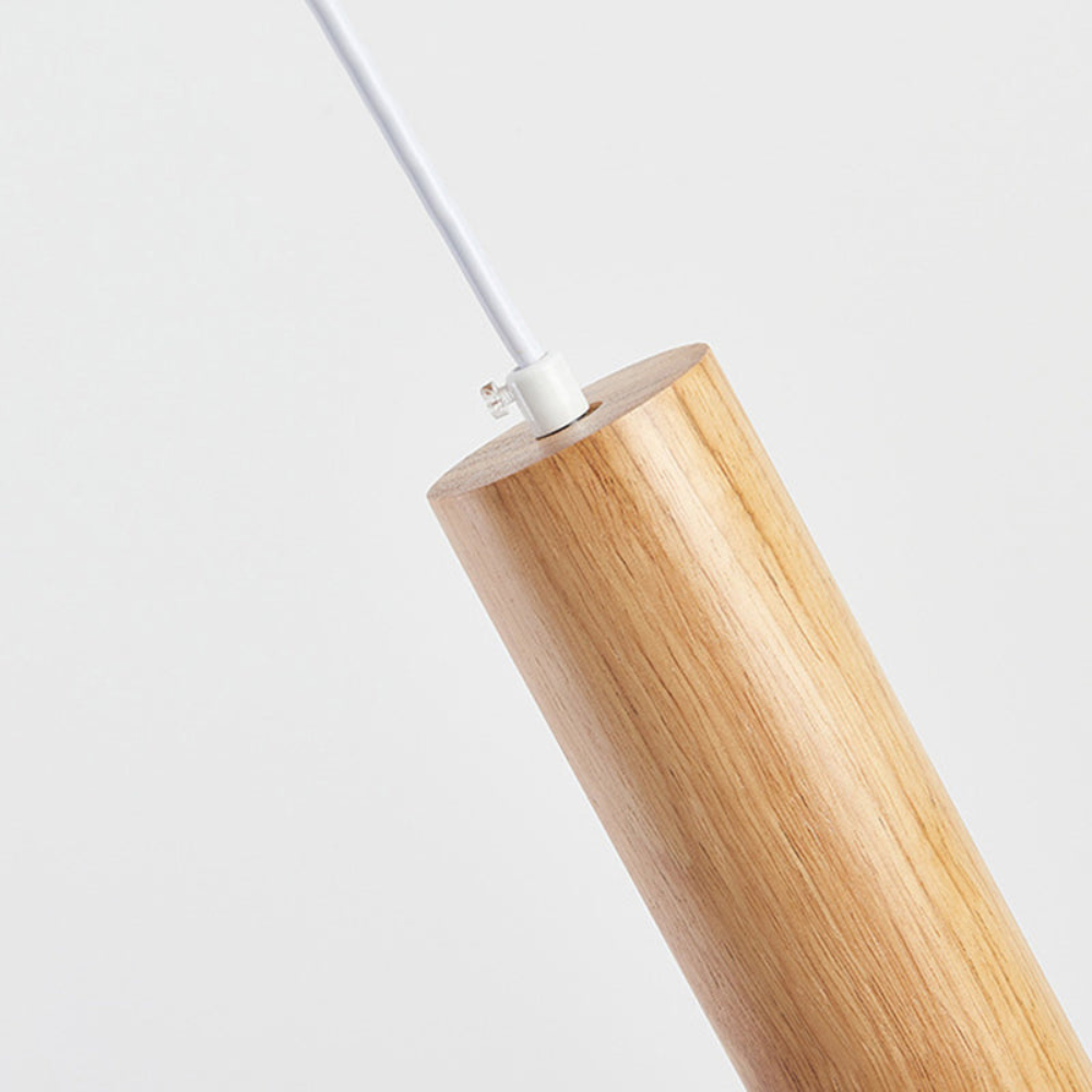 Cylindrical LED Pendant Light for Bedroom | Minimalist Modern Kitchen Island Fixture