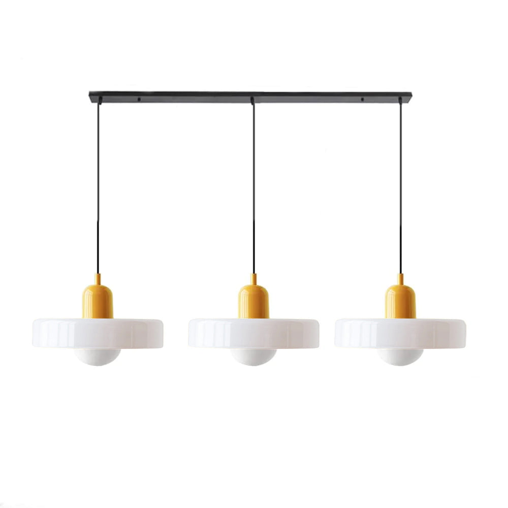 Modern Pendant Light | Triple Glass Ceiling Fixture