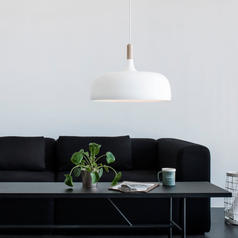 Living Room Black Pendant Light | Modern Nordic Design