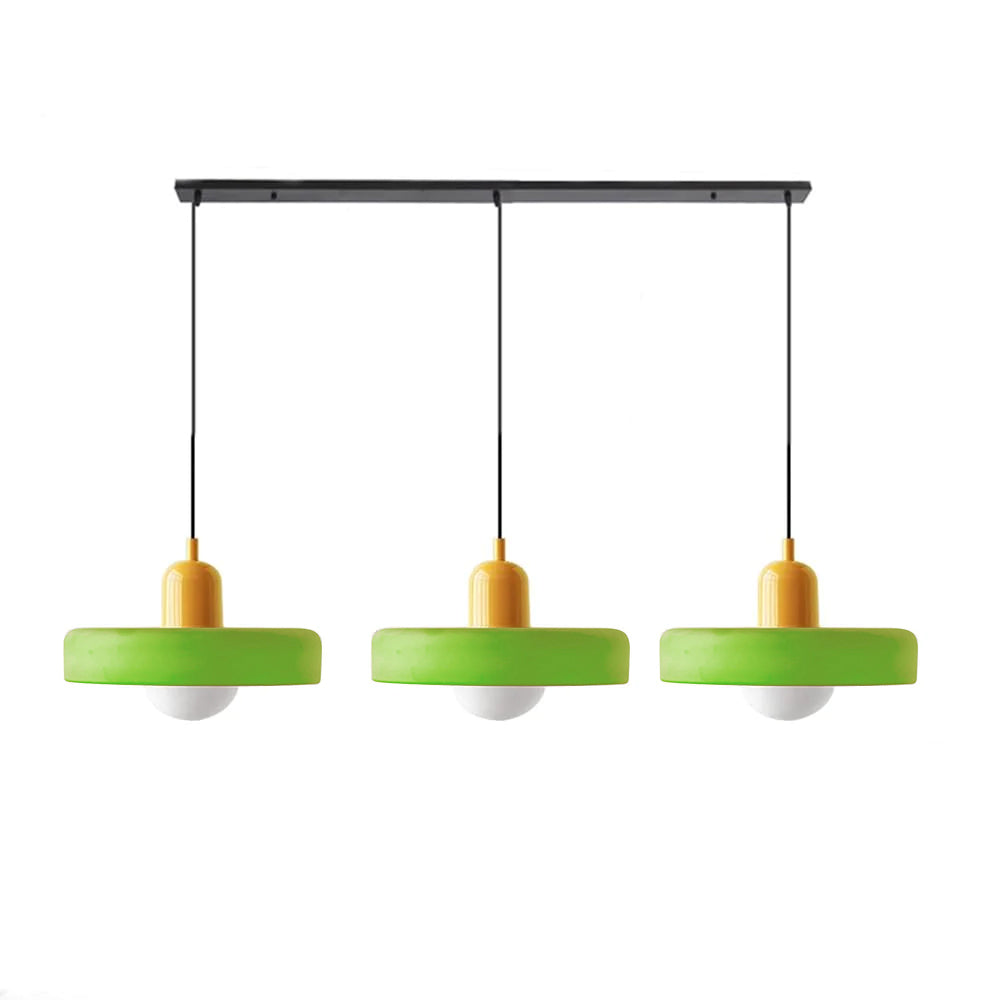 Modern Pendant Light | Triple Glass Ceiling Fixture