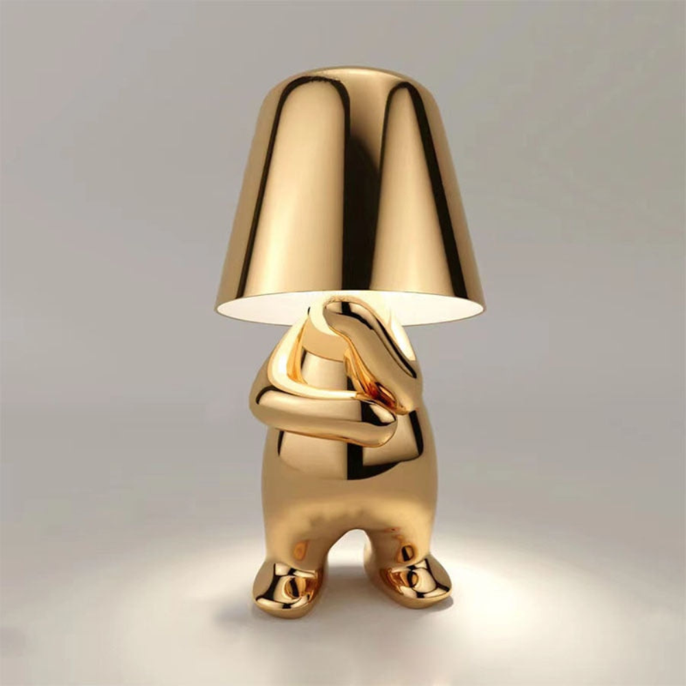 Living Room Modern Sculptural Table Lamp | Abstract Sitting Figure