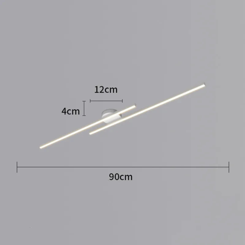 Ceiling Light | Modern Linear Fixture for Hallways and Offices