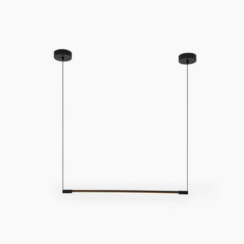 Minimalist Linear LED Pendant Light | Modern Hanging Fixture for Living Room