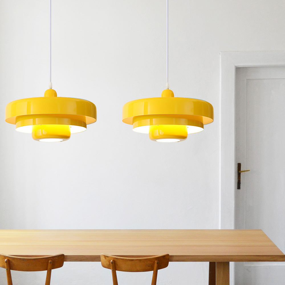 Dining Room Modern Pendant Light | Mid-Century Round