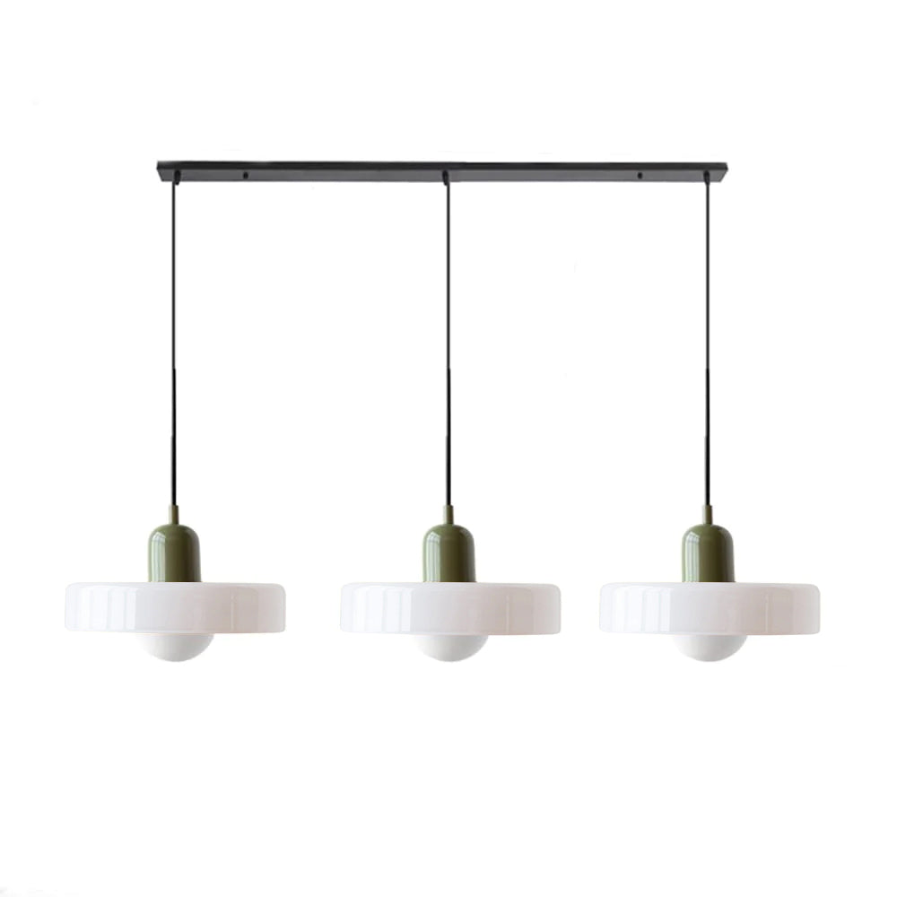 Modern Pendant Light | Triple Glass Ceiling Fixture