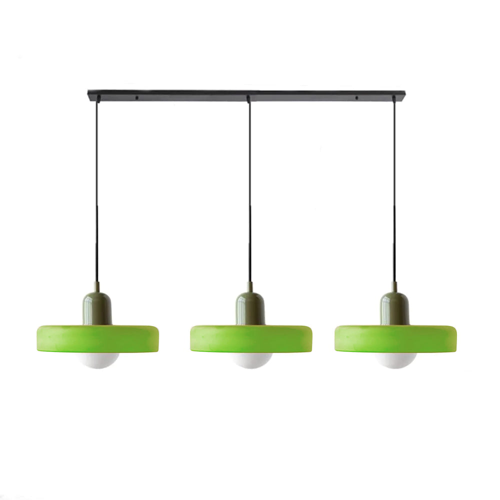 Modern Pendant Light | Triple Glass Ceiling Fixture