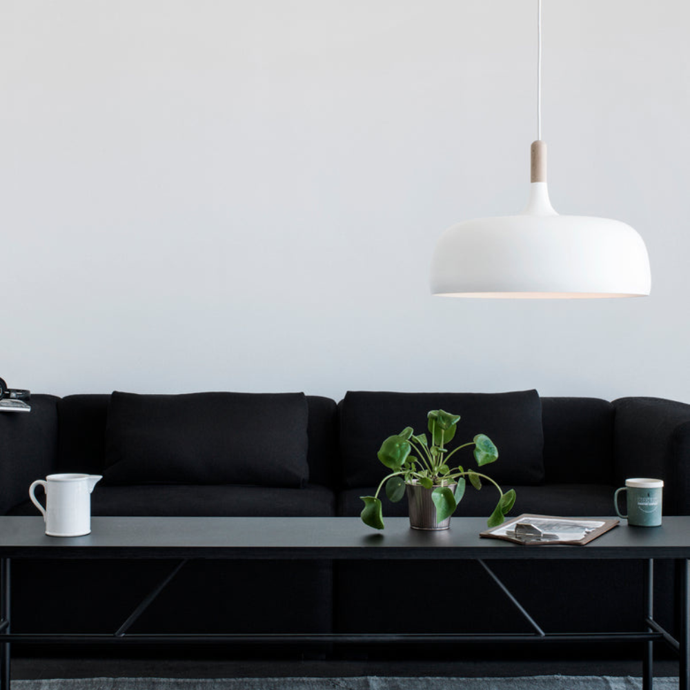 Living Room Black Pendant Light | Modern Nordic Design